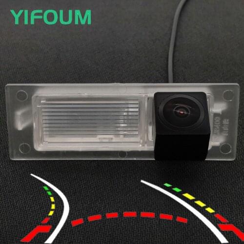 AHD Fisheye 12LED Dynamic Trajectory Car Rear View Wireless Camera For Jeep Renegade/Fiat Tipo Egea 2015 2016 2017 2018 2019