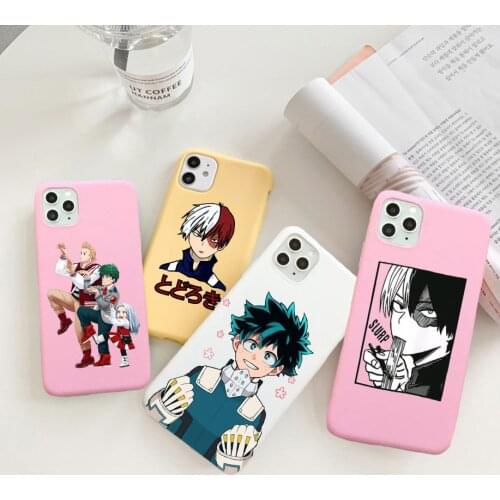 Anime My Hero Academia deku bakugou Boku no Hero Academia Phone Case For iPhone 11 12 P Pro XS MAX XR X 7 8 6Plus 2021