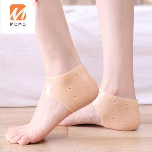 Heel Sleeve Womens Silicone Anti-Chapping Protective Tube Feet Anti-Crack Heel Bag Heel Socks Anti-Pain Foot Protection