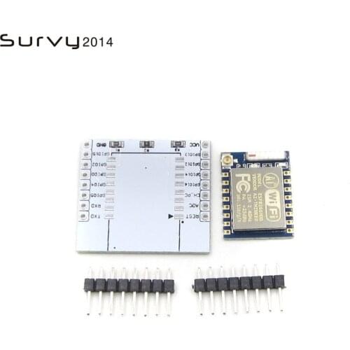 ESP8266 Esp-07 remote serial port WIFI module with IO adapter board extended to ESP-07 ESP-08 ESP-12E wireless electronics