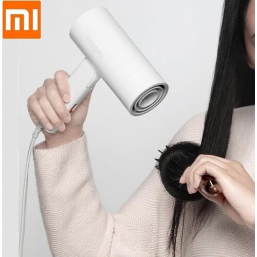 Youpin Reepro Mini Power Generation Electricity Hair Dryer 1300W Portable folding Negative ion for smart home