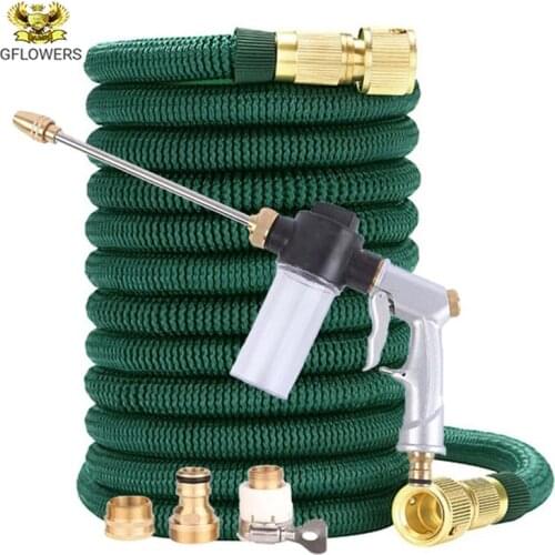 GFLOWERS New big promotion magic garden hose garden hose retractable hose 15m hose watering gardening
