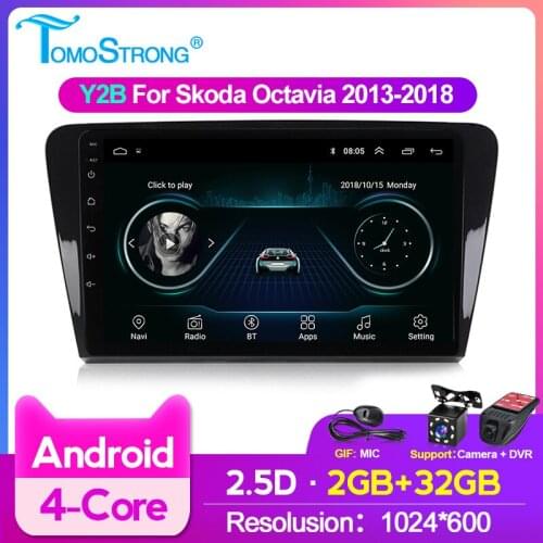 Head Unit Radio Android For Volkswagen SKODA Octavia 3 A7 2013-2018 Car Video Player Multimedia GPS FM/AM Navigation Carplay DVR
