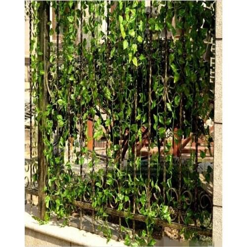 240cm 7.8 Feet long Fake Hanging Vine Plant Leaves Foliage Flower Garland Home Garden Wall Hanging Decoration IVY Vine Supplies