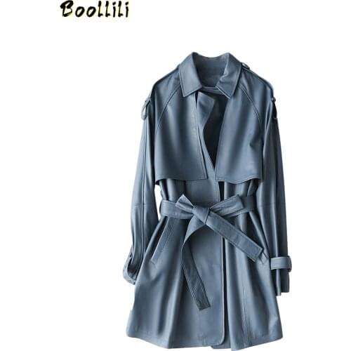 Boollili Real Leather Jacket Sheepskin Coat Women Clothes 2020 Korean Genuine Leather Coat Spring Autumn Coat Women