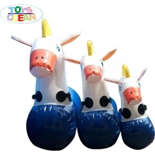 Inflatable jumping horse for racing , 3 size for choice S M L