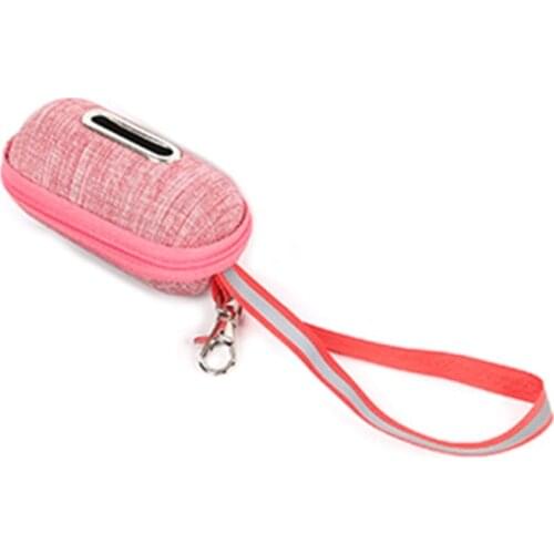 Portable Pet Dog Poop Bag Dispenser with Rope Puppy Cleaning Waste Bags Holder T3LE