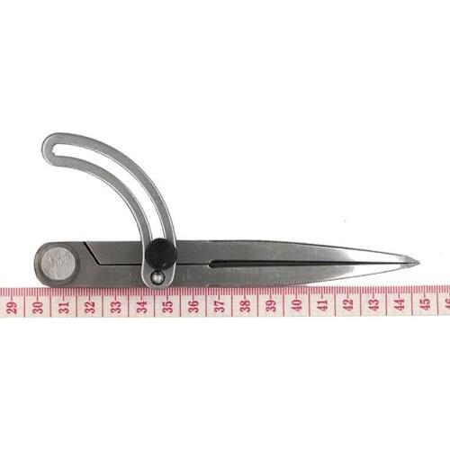 Spacing Compass Adjustable Leather Craft Rotating Tool Scriber DIY Edge Creaser Stitch Wing Divider Cross Line Compasses B1