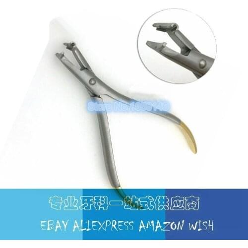 Dental Orthodontic titanium wire bending pliers clamp end bend Pliers orthodontic