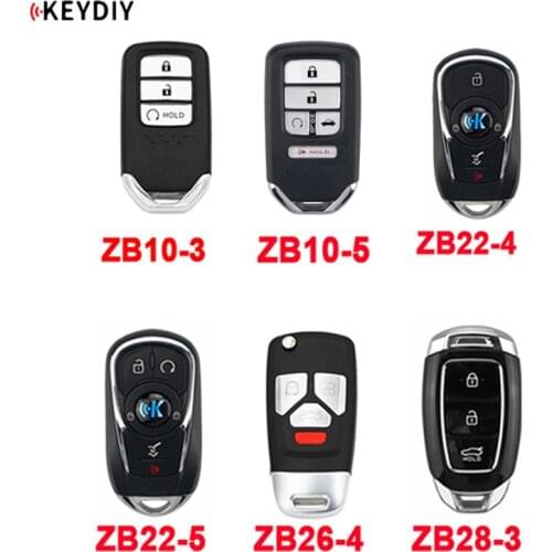 KEYDIY Universal KD Smart remote key ZB10-3 ZB10-5 ZB22-4 ZB26 ZB28 for KD-X2 KD900 key generator Fit More than 2000 Models