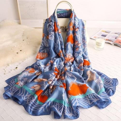 Women Silk Scarf Beach Hijab Luxury Brand Shawls and Wraps Female Foulard Echarpe Bandana 10pcs/lot