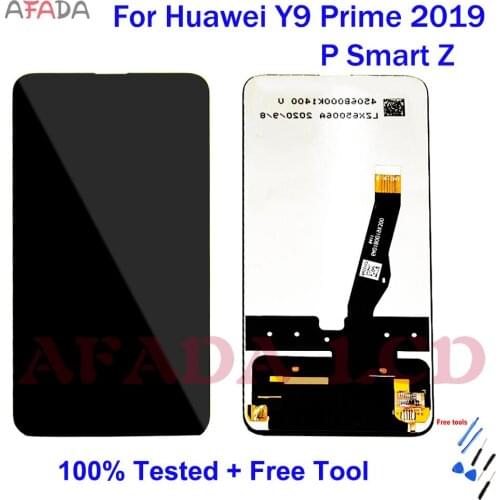 For Huawei Y9 Prime 2019 / P Smart Z LCD Display STK-LX1 LCD Touch Screen Digitizer Assembly LCD Replacement HONOR 9X Screen