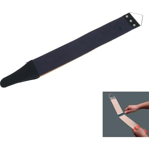1pc Canvas Leather Shaving Strop Straight Razor Sharpener Strap Belt Shaving Strap Tool Hot
