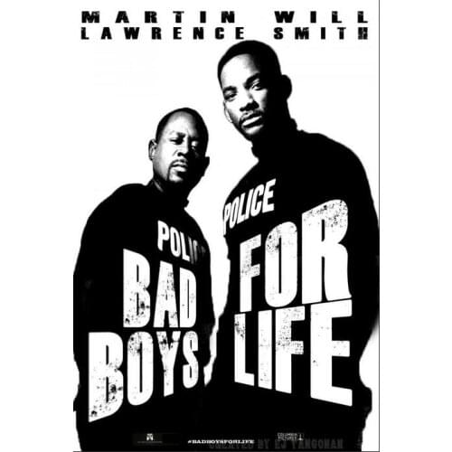 24Style Choose Bad Boys For Life Trilogy Art Silk Print Poster 24x36inch