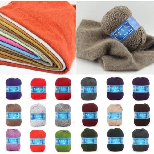 50g/lot Soft Smooth Natural Cashmere Yarn Companion Wool thread For Hand Knitting Yarn Sweater Scarves DIY Baby Wool Yarns