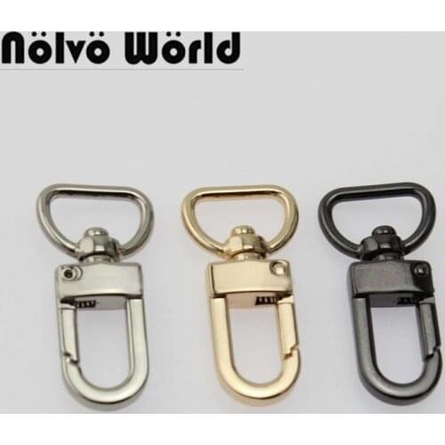 50 pieces 4 colors 5/8 inch 44*16mm top ending 4 tone trigger tag snap hook clasp,metal clip swivel dog leash