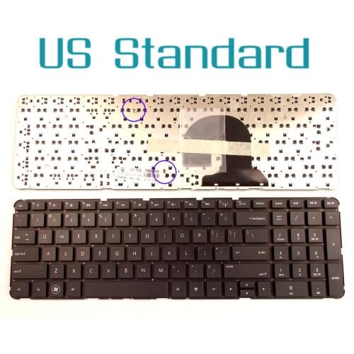 US English Version Keyboard for HP Pavilion 605344-001 605344001 608558-001 608558001 AELX9U00210 Laptop No Frame
