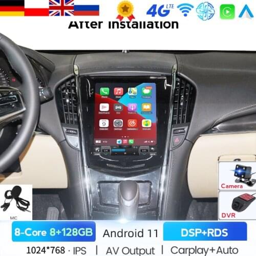 For Cadillac SLS ESCALADE ATS ATSL XTS SRX CTS 2003-2012 Car Radio Multimedia Video Player Navigation GPS Android No 2din 2 din