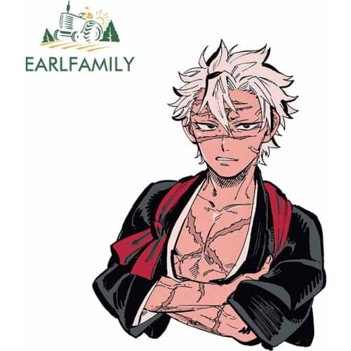 EARLFAMILY 13cm x 9.8cm For Cartoon Motorcycle Car Stickers Personality Creative Decal Car Accessories Vinyl Material Decor