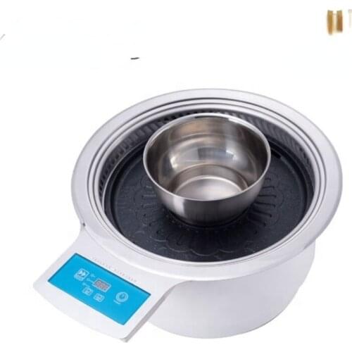 Electric barbecue grill restaurant equipment with table top smokeless commercial electric stainless steel bbq grill