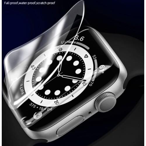 Hydrogel Film Full Edge Cover Soft Screen Protector Protective Glass For Iwatch Apple Watch Series 6/5/4/3/2 44mm 38mm 42mm 40mm