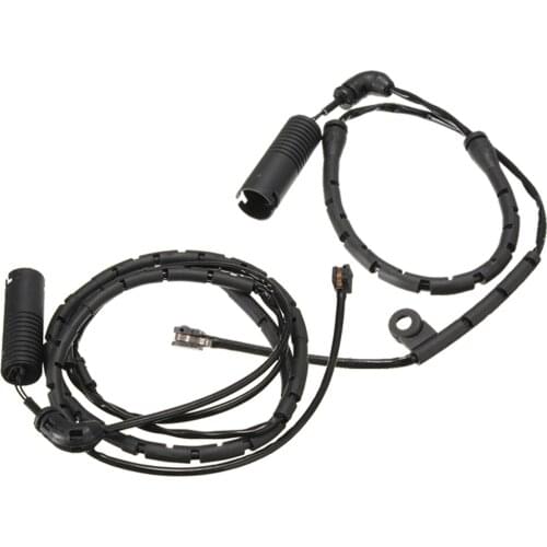 Set of 2, Front + Rear Brake Pad Sensor for BMW 3 Series E46 E85 Z4, Replacement Accessories, Plastic, Black