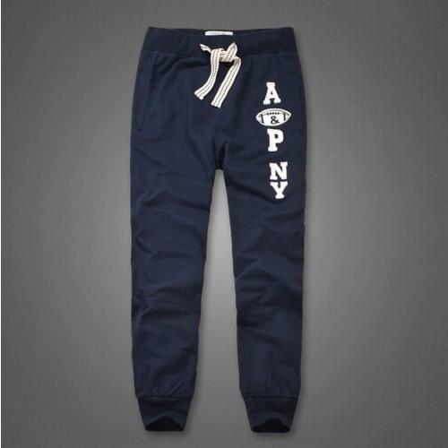 2018 new arrival men sweatpants Embroidery letter cotton men pants full length