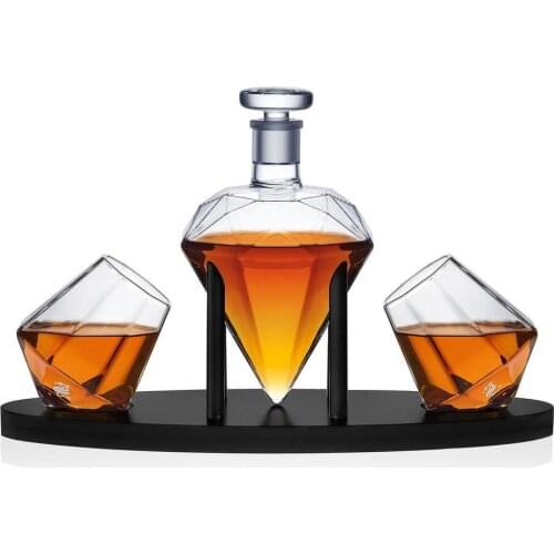 Diamond Wine Pourer Set Diamond Wine Bottle Home Wine Wine Container wine glass Tumbler glass