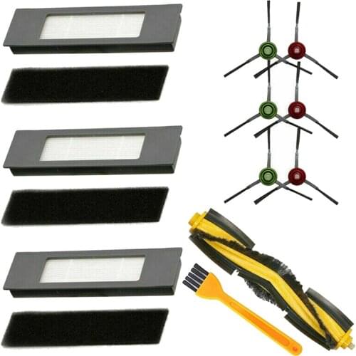 Roller Brush Filters Replacement Part Kit for Ecovacs Deebot OZMO 920 950 Robot Vacuum Cleaner Accessories