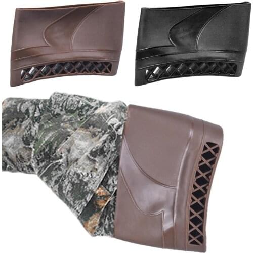 Non-slip Flexible Rubber Buttstock Pad Pistool Butt Accessoires Rubber Recoil Pad Outdoor Hunting Access