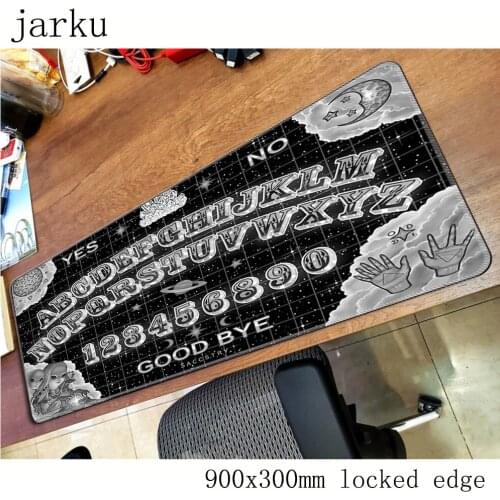 Ouija board pad mouse computador gamer mause pad 900x300X2MM padmouse big Fashion mousepad ergonomic gadget office desk mats