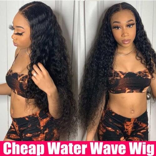 Water Wave Lace Front Human Hair Wig 5x5 HD Lace Closure Wig Malaysian Remy Human Hair Lace Wigs for Women Deep Curly Lace Wig