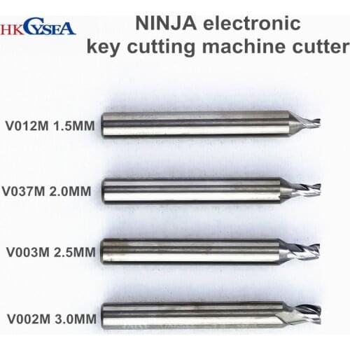 Raise 1.2/1.3/2.0/2.5/5.0mm 82/90degree Multiple Styles CNC Milling Cutter for NINJA Versa/electronic Key Cutting Machine Cutter