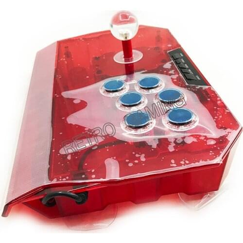 QANBA N1-G arcade joystick USB cable arcade game for PS3/PC/PC360/Android smart TV KOF transparent shell