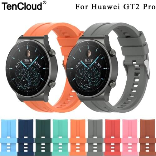 Wrist Strap For Huawei GT 2 Pro Band For Huawei Watch GT2 Pro Silicone Bracelet Replacement Belt Smart Watch Accessories Durable