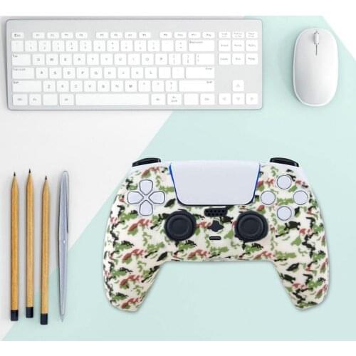 Rondaful Protective Cover Sticker For PS5 Controller Skin For Playstation 5 Pro Slim Decal Accessories 5 Styles