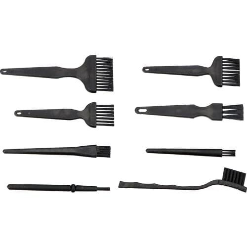 DIYWORK ESD Safe Synthenic Fiber Dust Cleaning Brush 8Pcs/set For Mobile Phone Tablet PCB BGA Repair Work Anti Static Brush