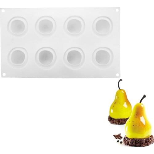 Pear Shape Silicone Cake Mold 3D Baking Desserts Silicone Pan DIY Chocolate Pudding Fondant Tools