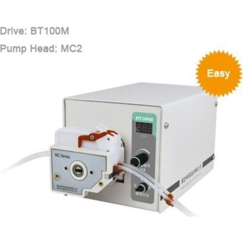 U.S. Solid Industrial Peristaltic Pump Basic Type BT100M MC2 10 Roller 0.00067 - 32 ml/min