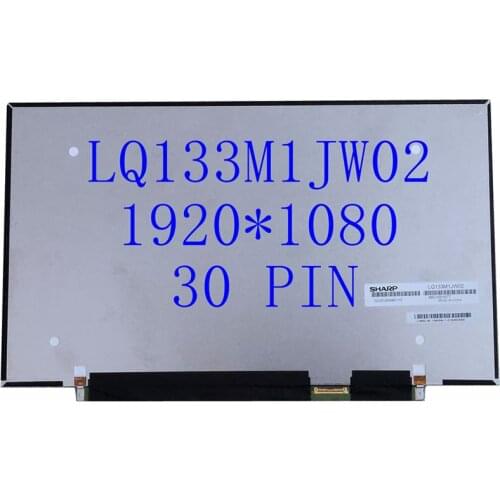 IPS LED Lcd Displays screen matrix LQ133M1JW02 LQ133M1JW02A FOR Toshiba Portege Z30-A Z30-B R30-A