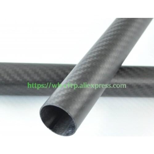 22mm x 18mm x 1000mm Carbon fiber tube, with 100% full carbon, Japan 3k improve material Quadcopter Hexacopter 22*18