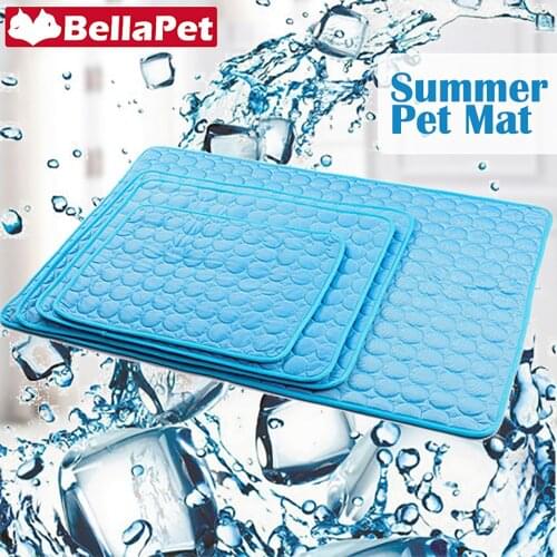 Cooling Dog Bed for Medium Large Dogs Beds Cushion Summer Cat Bed for Dog Accessories Cushion Pet Mat French Bulldog Chihuahua