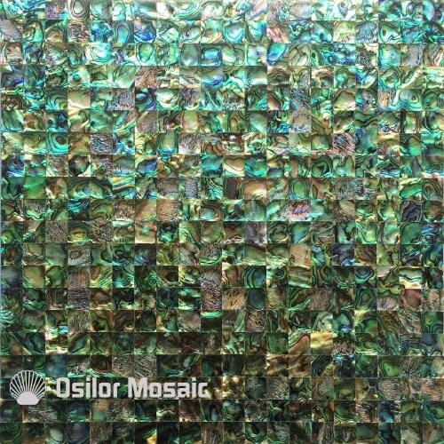 100% sea shell abalone paua shell seamless mother of pearl mosaic tile for interior house decoration wall tile 1pcs