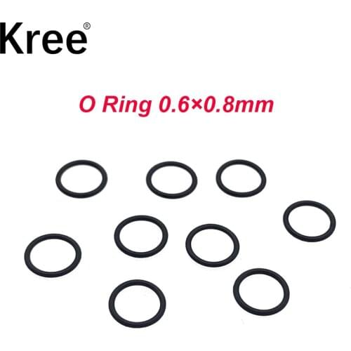 100pcs/bag Seal Ring Kit Thickness 6×1mm Nitrile Rubber NBR O-Ring Gasket Sealing Ring O Rings Rubber Kit Set