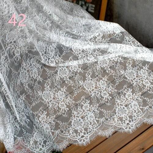 3m white diy exquisite classic eyelash lace handmade DIY clothing dress accessories