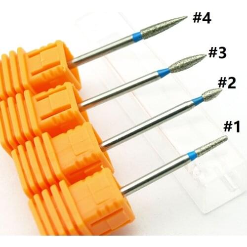 Easy Nail 4 Type Diamond Nail File Drill Bit Burr Milling Cutter Manicure Electric Nail Drill Machine Nail Accessories