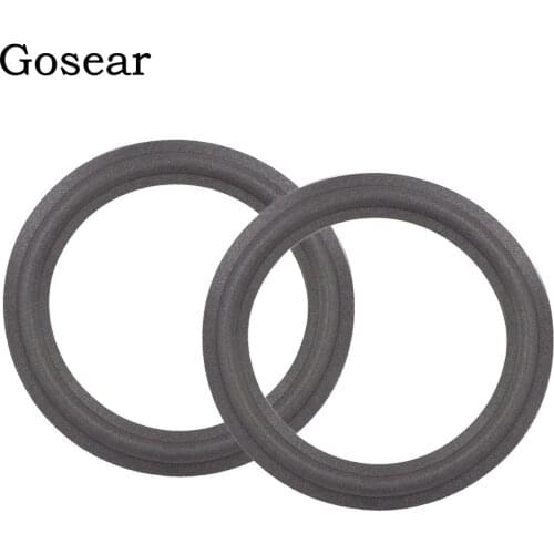 Gosear 1 Pair 10 Inch Speaker Foam Edge Surround Rings Speaker Replacement Speaker Repair Parts Accessories Gadgets