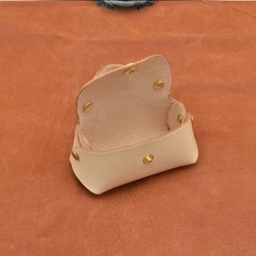 Leather Craft Mini Bag Coin Purse Sewing Pattern PVC Stencil Template Kit Acrylic Wallet Pattern Stencil Template Set 066F