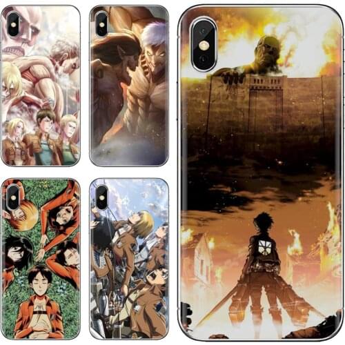 Soft Cases Cover Attack on titan Shingeki no Kyojin For Samsung Galaxy J1 J2 J3 J4 J5 J6 J7 J8 Plus 2018 Prime 2015 2016 2017 EU