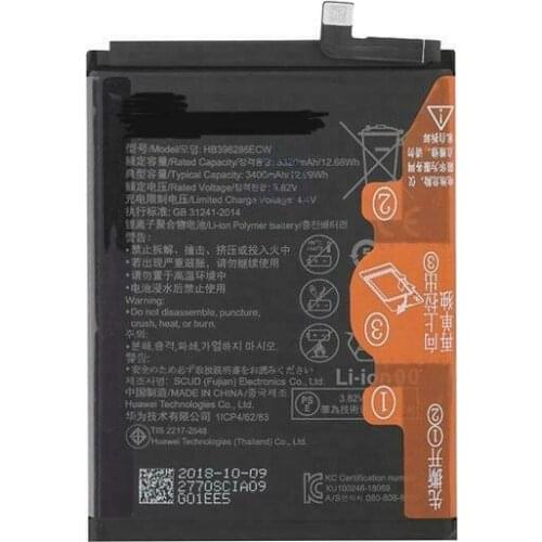 BATERÍA ORIGINAL HUAWEY HONOR 10 LITE REF HB396286ECW POT-LX1 3320MAH ENVIO GRATIS